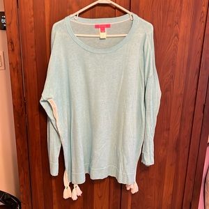 Lilly Pultizer baby blue sweater